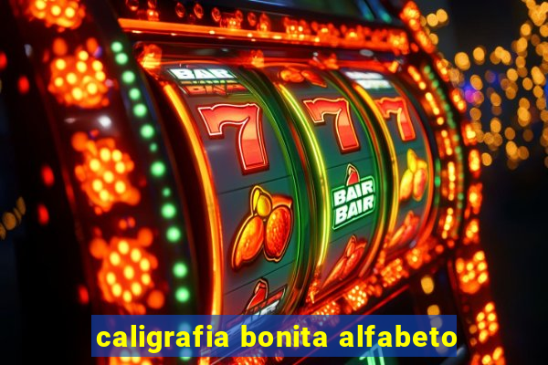 caligrafia bonita alfabeto