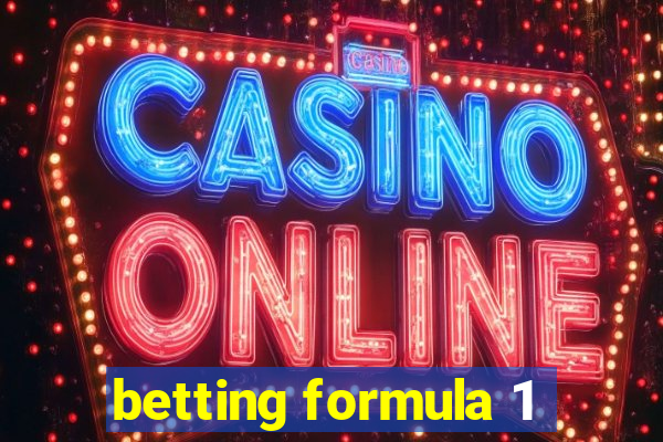 betting formula 1