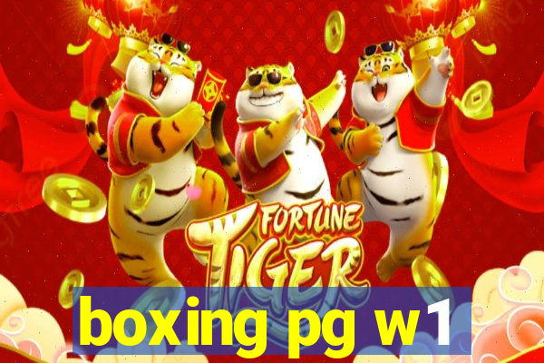 boxing pg w1