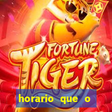 horario que o dragon fortune paga