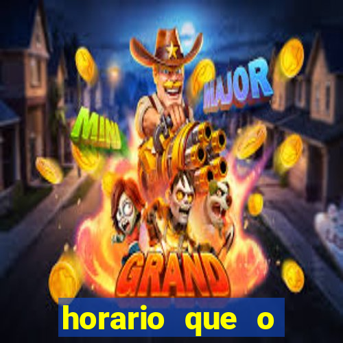 horario que o dragon fortune paga