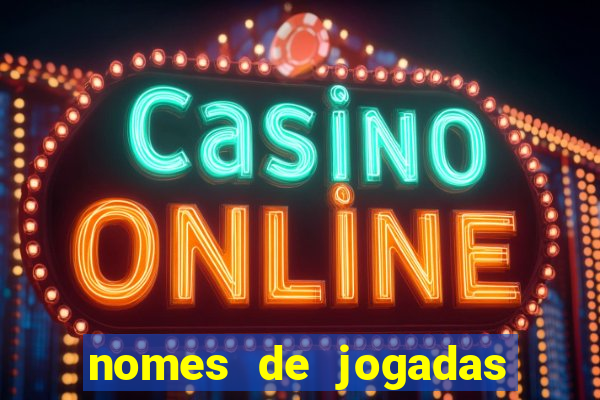 nomes de jogadas de poker