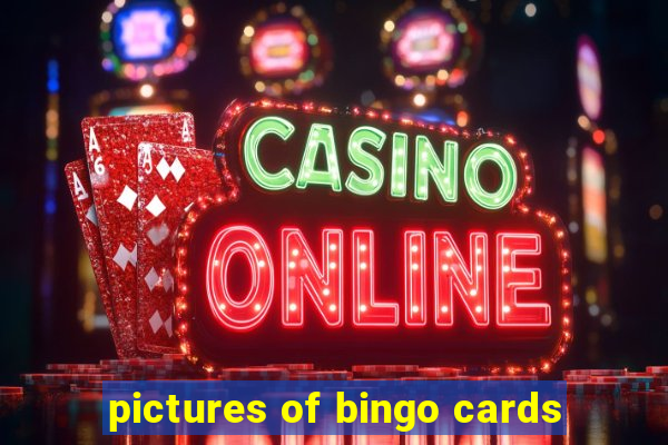 pictures of bingo cards