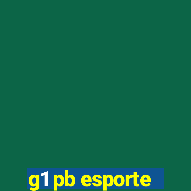 g1 pb esporte