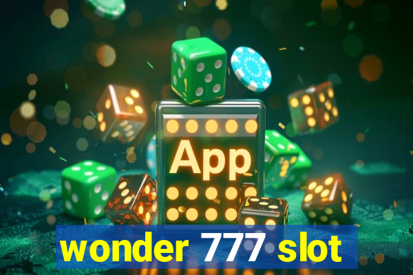 wonder 777 slot