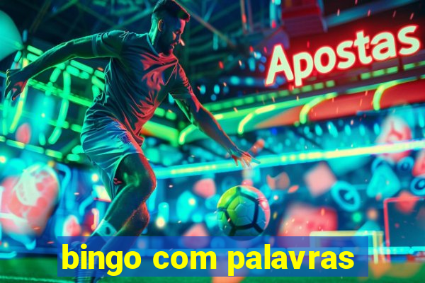 bingo com palavras