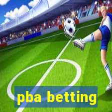 pba betting