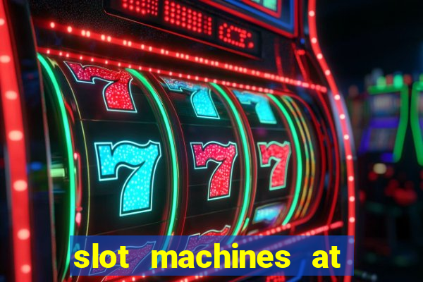 slot machines at mgm springfield