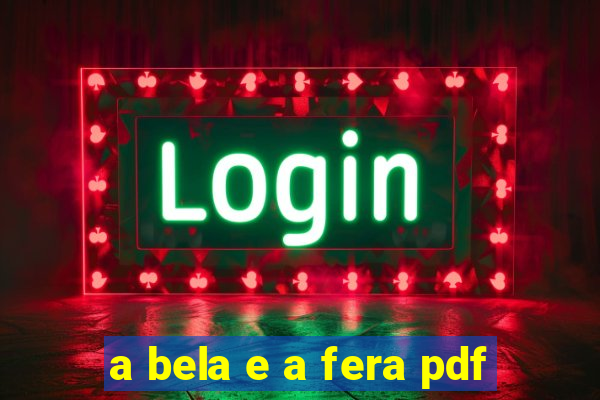 a bela e a fera pdf