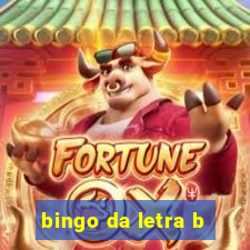 bingo da letra b