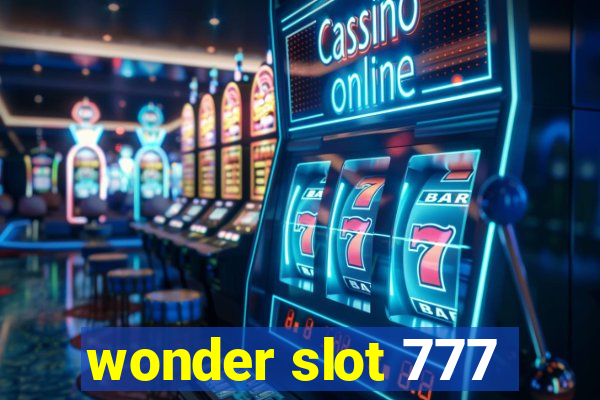 wonder slot 777