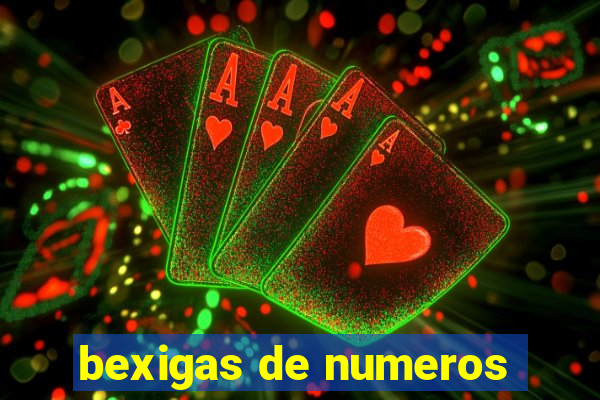 bexigas de numeros