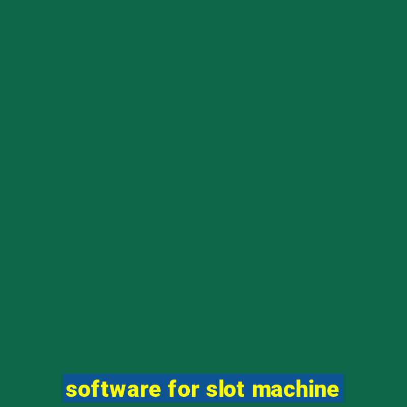 software for slot machine