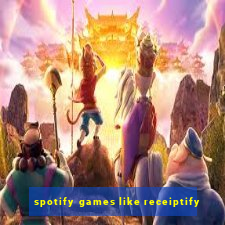 spotify games like receiptify