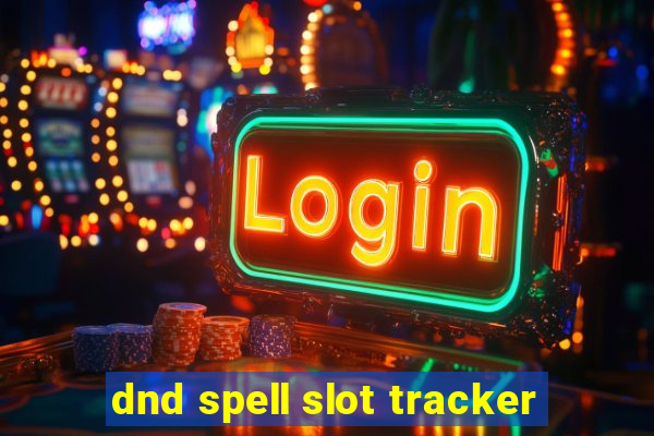 dnd spell slot tracker