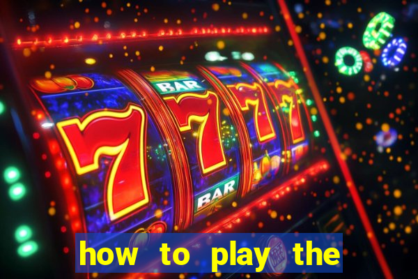 how to play the buffalo slot machine