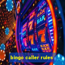 bingo caller rules