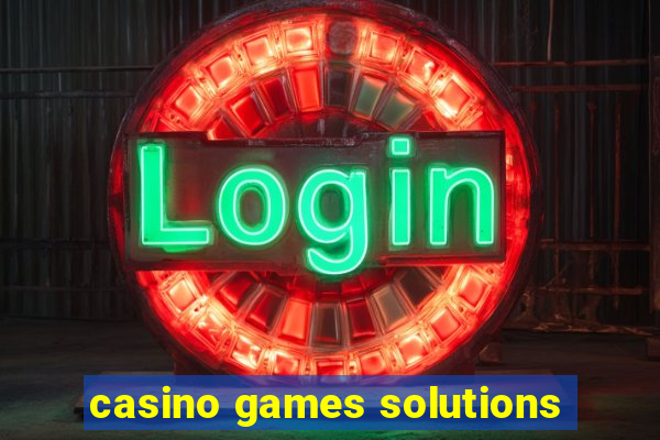 casino games solutions