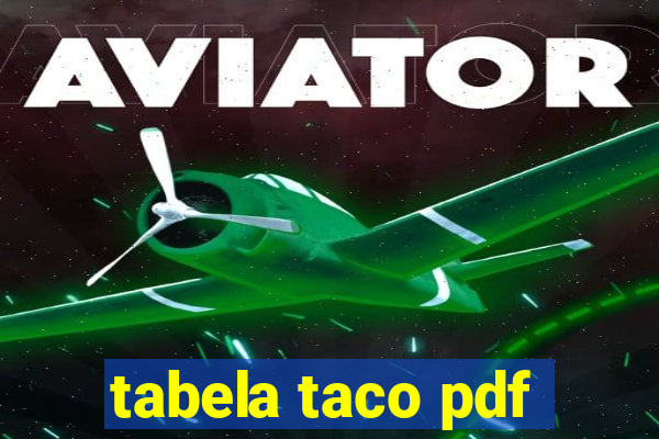 tabela taco pdf