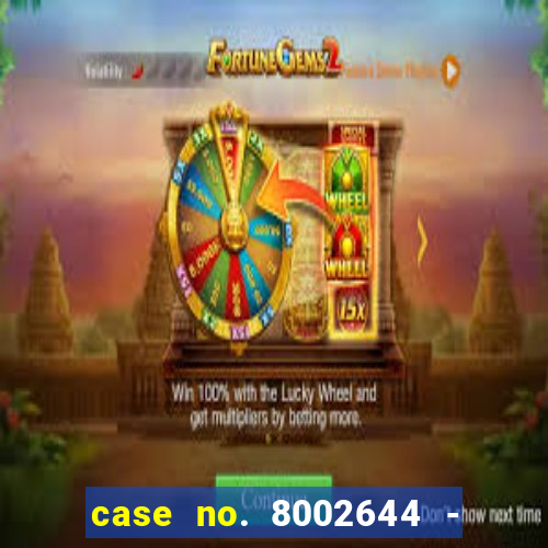 case no. 8002644 - casino night