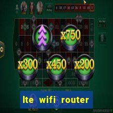 lte wifi router with sim card slot