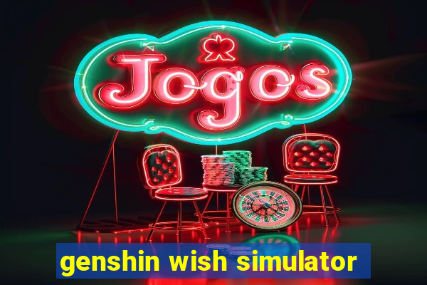 genshin wish simulator