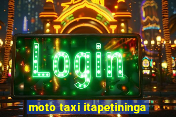 moto taxi itapetininga