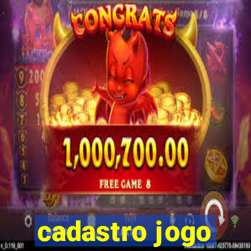 cadastro jogo