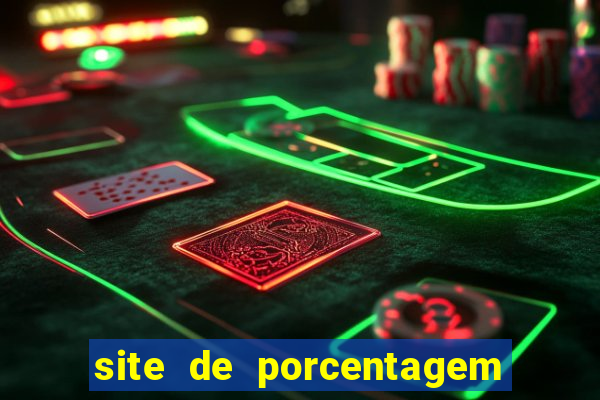 site de porcentagem de jogos slots