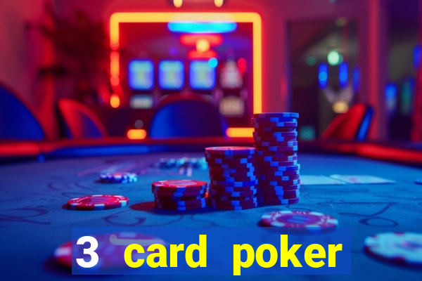 3 card poker casino odds