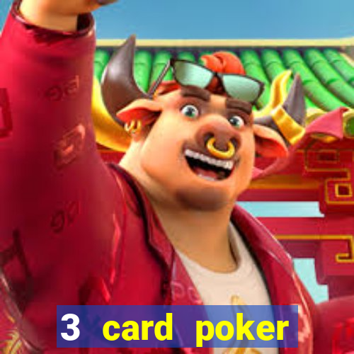 3 card poker casino odds