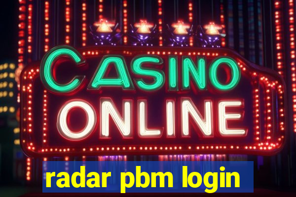 radar pbm login