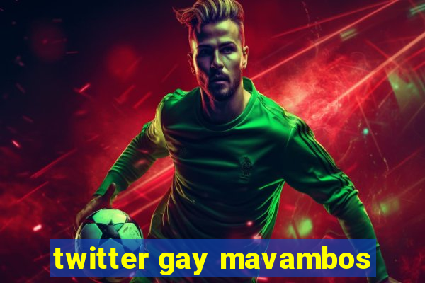 twitter gay mavambos