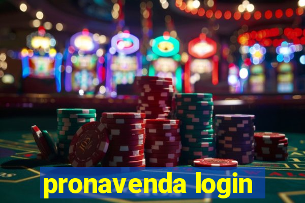 pronavenda login