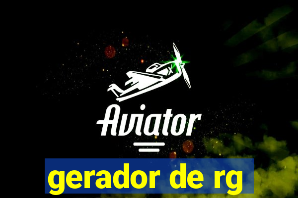 gerador de rg