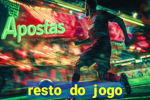 resto do jogo placar atual