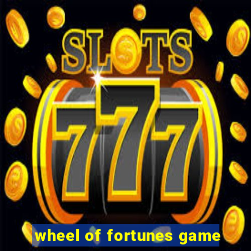 wheel of fortunes game