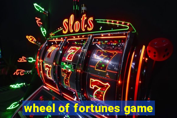 wheel of fortunes game