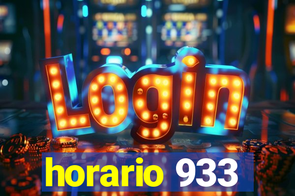 horario 933