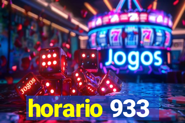 horario 933