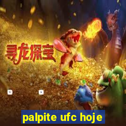 palpite ufc hoje