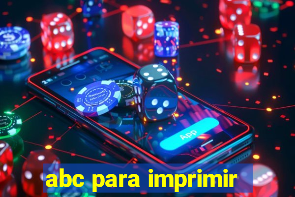 abc para imprimir