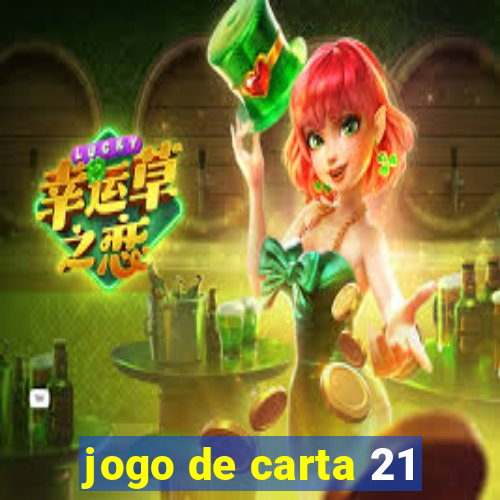 jogo de carta 21