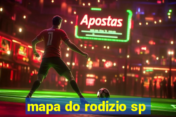 mapa do rodizio sp