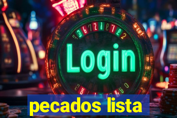 pecados lista