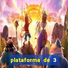 plataforma de 3 reais jogo