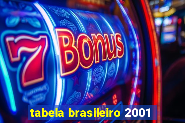 tabela brasileiro 2001