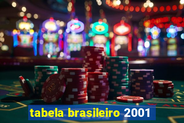 tabela brasileiro 2001