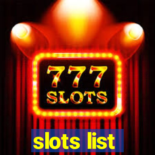 slots list