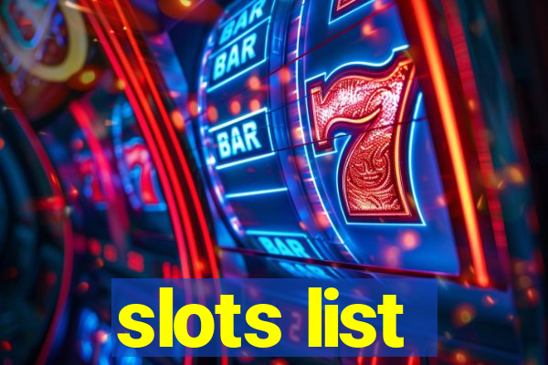 slots list